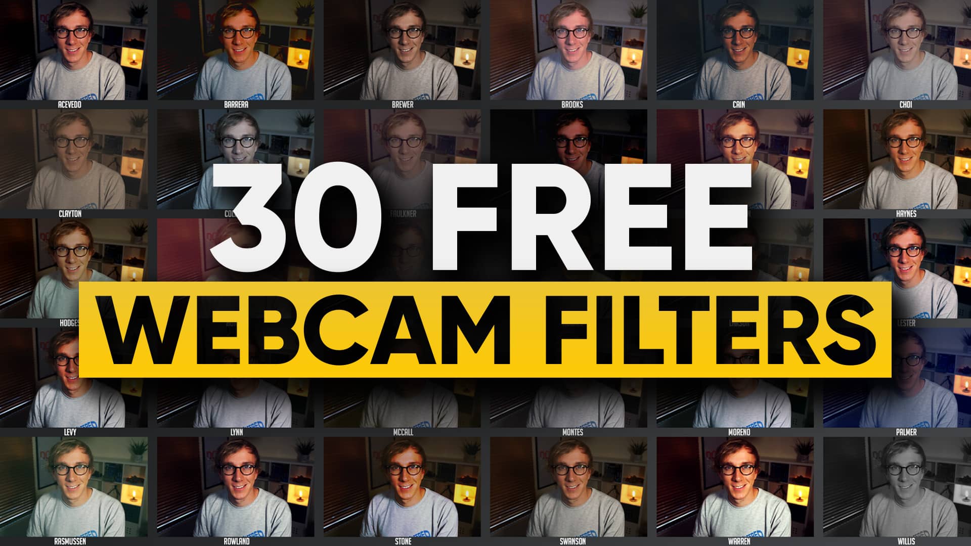 30 Free Webcam Filters for Twitch Streamers