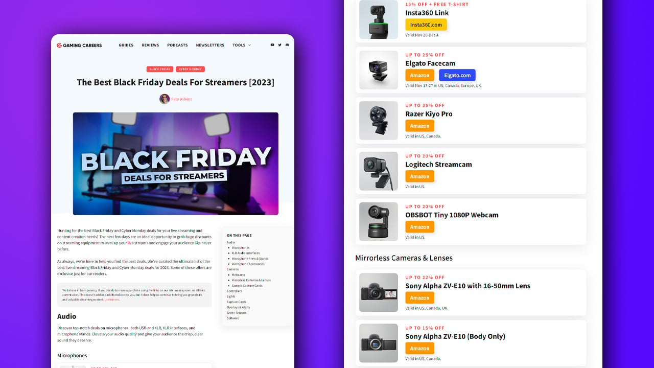 Black Friday The Best Deals for Streamers 2
