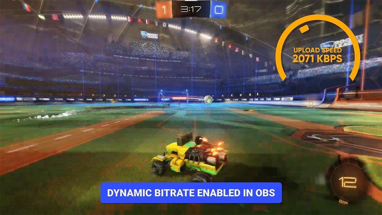 Dynamic Bitrate Enabled in OBS 2