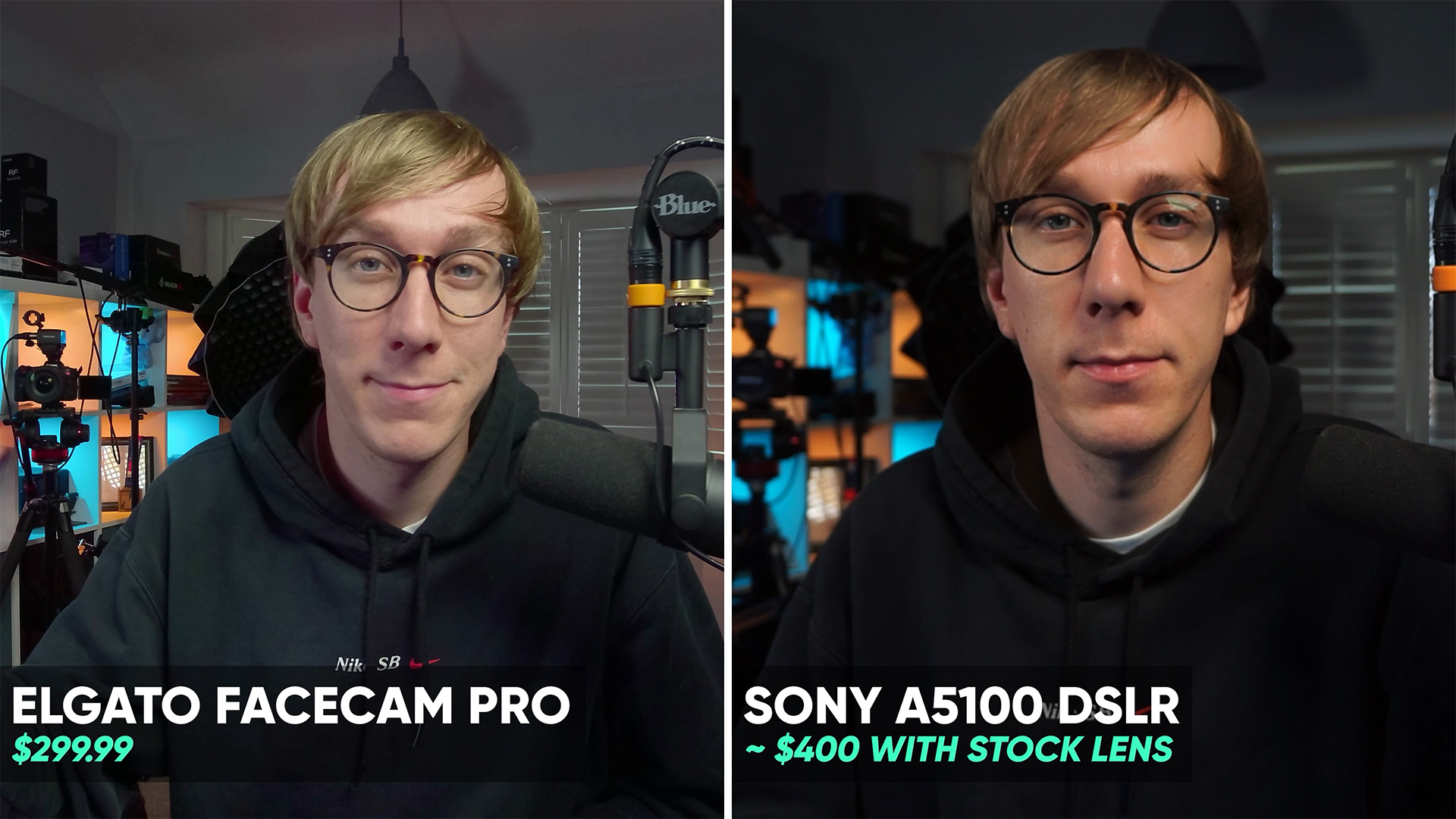 Facecam Pro vs a5100 with stock lens