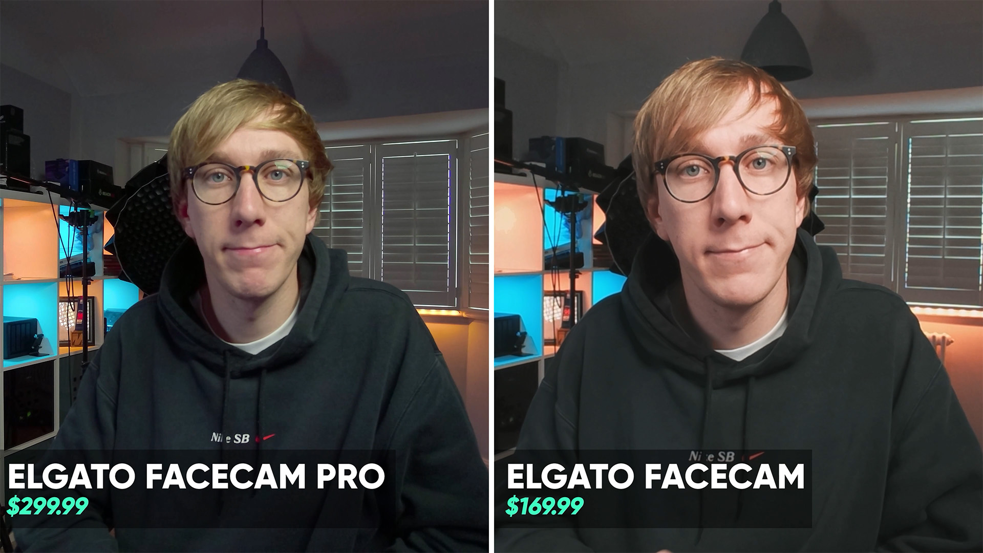 Facecam Pro vs Facecam Studio Lighting