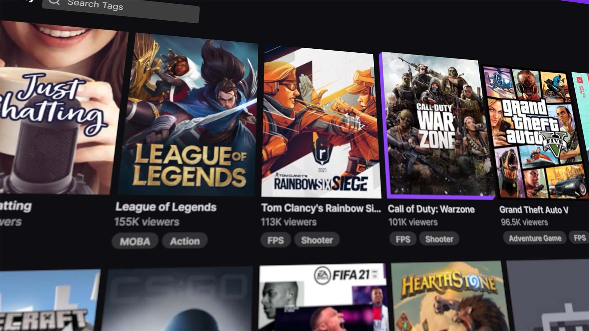 Twitch Game Categories