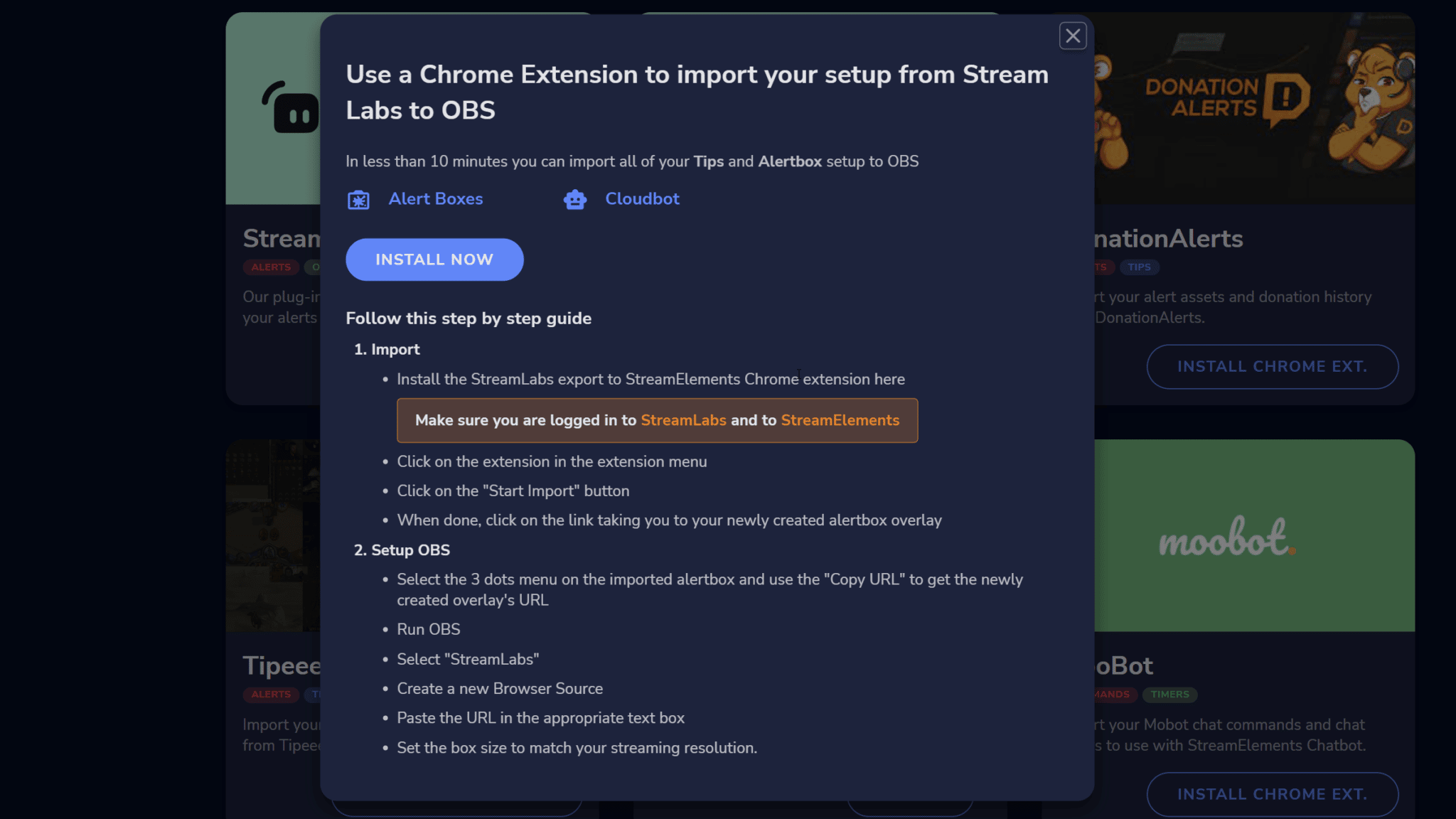 Import Alerts From Streamlabs to StreamElements How To Switch From Streamlabs 6 Steps