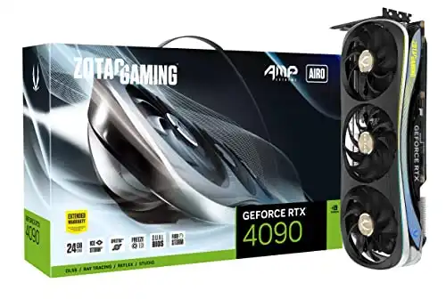 Zotac GAMING AMP Extreme AIRO GeForce RTX 4090 24 GB Video Card
